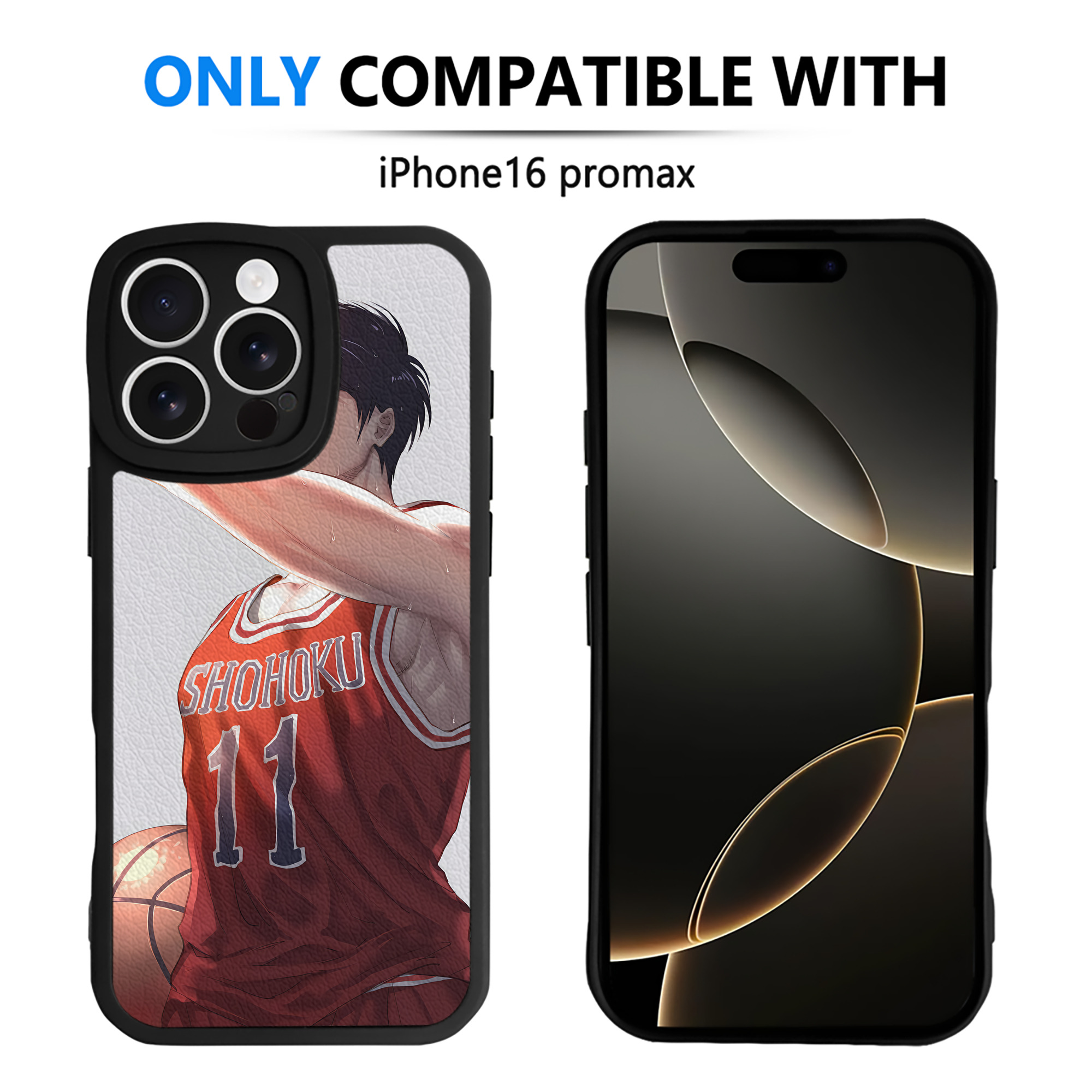 （画像用） SLAM DUNK／スラムダンク 【iPhone 16シリーズ対応】シリコンスマホケース（レザー調） 材質：シリコン